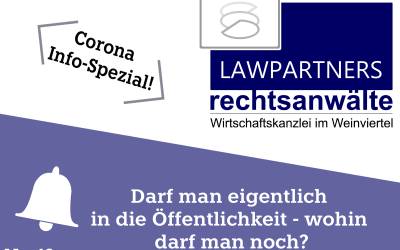 CORONA-INFO-SPEZIAL – Darf man nun eigentlich in die Öffentlichkeit – wohin darf man noch?