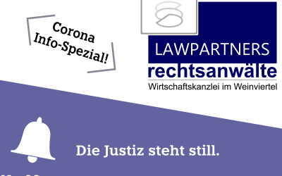 CORONA-INFO-SPEZIAL – Die Justiz steht still