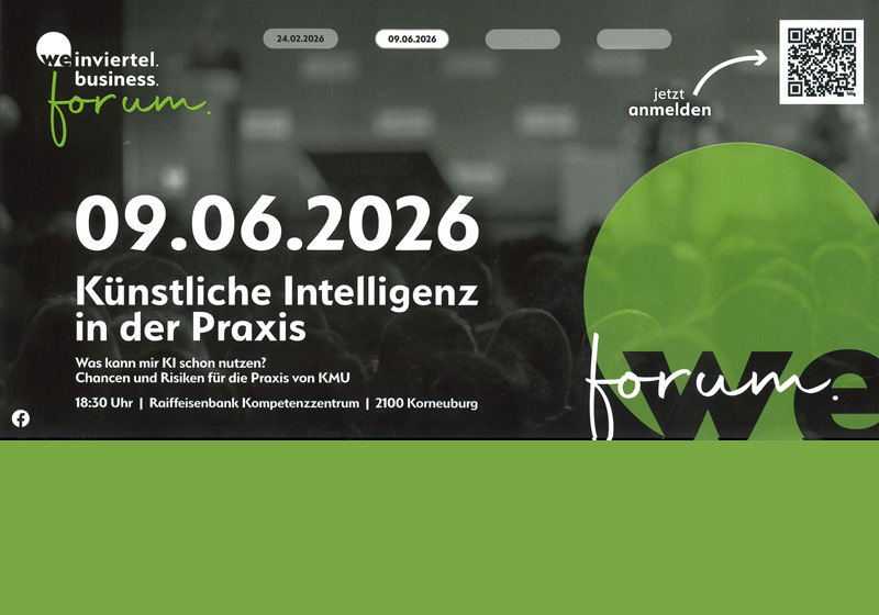 Weinviertel Business Forum: Künstliche Intelligenz in der Praxis