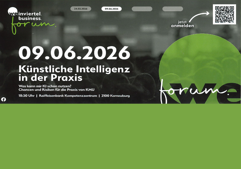 Weinviertel Business Forum: Künstliche Intelligenz in der Praxis